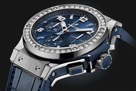 Big Bang Steel Blue Diamonds 41 mm 